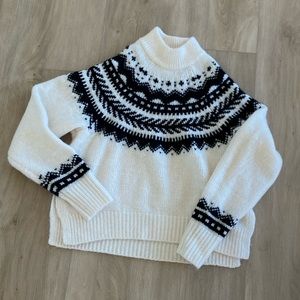 Cable knit sweater